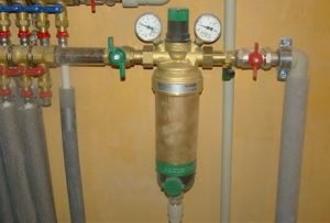 Установка фильтра грубой очистки воды в Кольцово