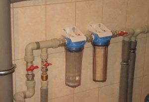 Установка проточного фильтра для воды в Кольцово